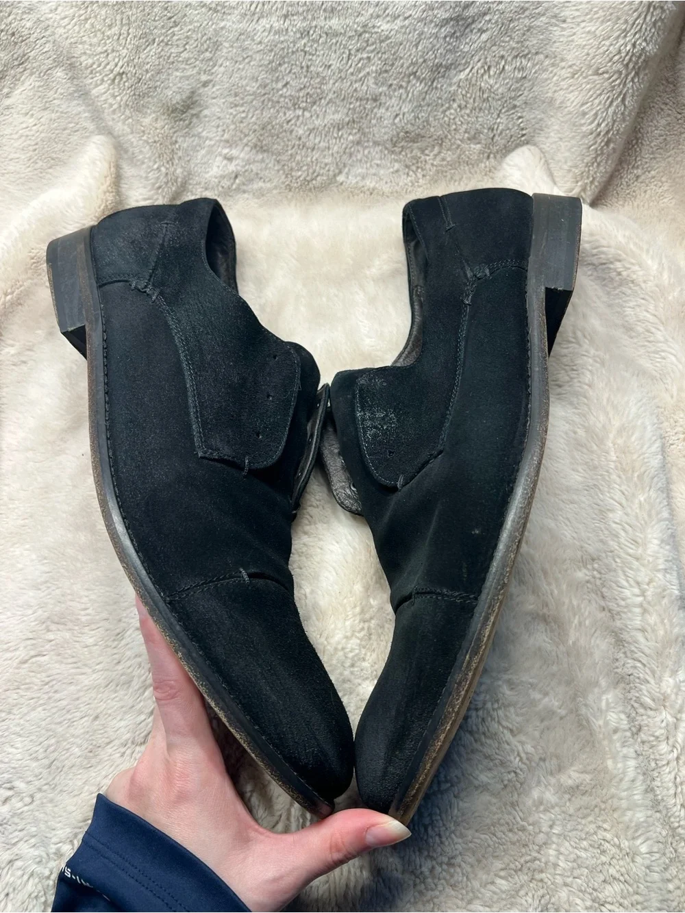 John Varvatos suede shoes size 13